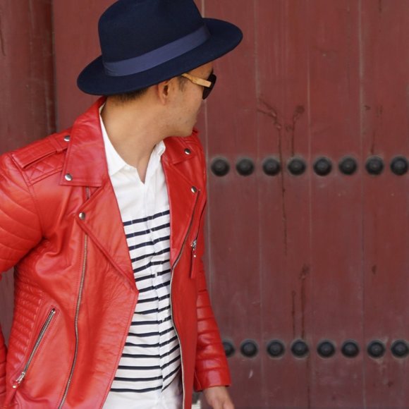 Mr.Bern LA Buttersoft Lambskin Moto Leather Biker Jacket With Silver Hardware - Picture 1 of 15